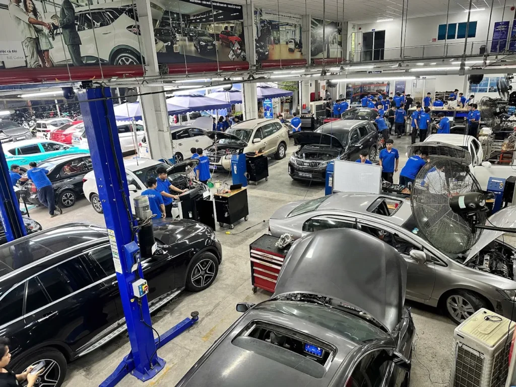 Thực hành tháo lắp bánh xe